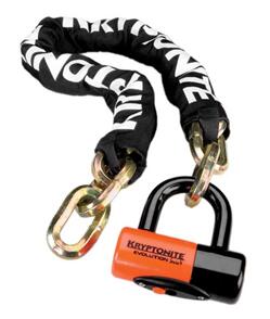 KRYPTONITE LOCK NEW YORK 1210 CHAIN 12MM X 100CM E/EV SERIES 4 DISC LOCK