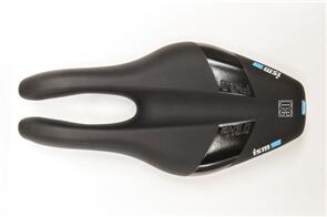 ISM SADDLE PN 3.0 BLACK L-255 W-120 STAINLESS/ALLOY RAILS