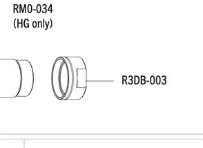 FULCRUM LOCKRING RIGHT FOR REAR HUB R3DB-003