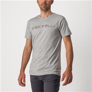 CASTELLI T-SHIRT SPRINTER MELANGE LIGHT GREY