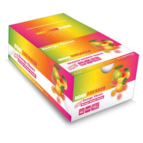 BONK BREAKER ENERGY CHEWS OMG! ORANGE MANGO GUAVA 1 BOX WITH 10X 50G PACKS