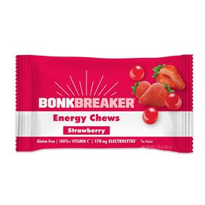 BONK BREAKER ENERGY CHEWS STRAWBERRY 1 BOX WITH 10X 50G PACKS