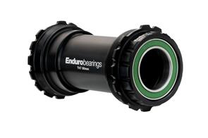 ENDURO PREMIUM BOTTOM BRACKET T47 ASYMMETRIC TO 24MM CRANKS STAINLESS STEEL RADIAL BLACK