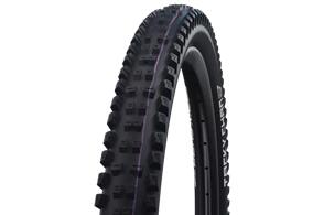 SCHWALBE TYRE TACKY CHAN 27.5 X 2.4 EVOLUTION FOLDING ADDIX ULTRA SOFT (PURPLE) SUPER DOWNHILL TL-EASY E-50 BLACK