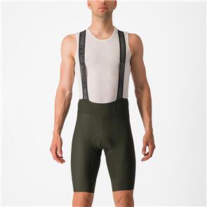 CASTELLI BIBSHORT ESPRESSO DEEP GREEN