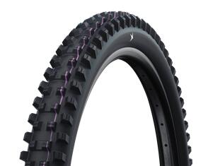 SCHWALBE SHREDDA FRONT RADIAL 29X2.50 EV FOLD ADX ULTRA SOFT (PURPLE) GRAVITY PRO TL-READY HS638