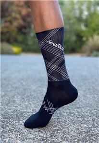 VELOTOZE SOCKS AERO EXTRA TALL BLACK 