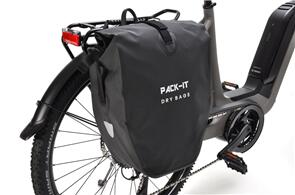 PACK-IT PANNIER BAG WATERPROOF DRYBAG 25L BLACK