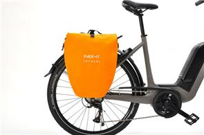PACK-IT PANNIER BAG WATERPROOF DRYBAG 25L BRIGHT ORANGE