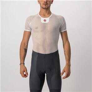 CASTELLI BASELAYER CORE MESH 3 SHORT SLEEVE WHITE