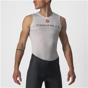CASTELLI BASELAYER ACTIVE COOLING SLEEVELESS SILVER GRAY