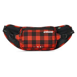 USWE WAIST 2L HIP PACK FLANNEL RED