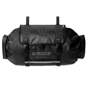 USWE HANDLEBAR ROLL-TOP BAG + HOLSTER 9L BLACK