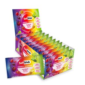 SALTSTICK ENERGY GUMMIES RAINBOW BLAST 1 BOX WITH 10X 50G PACKS