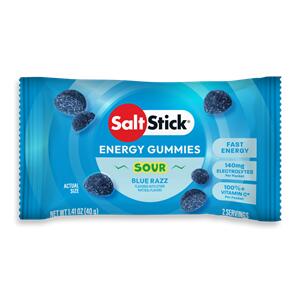 SALTSTICK SALTSTICK ENERGY GUMMIES SOUR BLUE RAZZ 1 BOX WITH 10X 50G PACKS