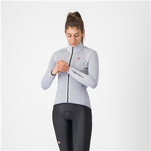 CASTELLI JACKET SQUALL SHELL WOMEN'S SILVER GRAY / BLACK