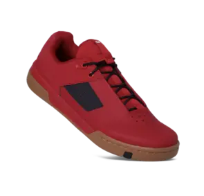 CRANKBROTHERS SHOES STAMP LACE FLAT SHOES RED / BLACK GUM OUTSOLE PUMP FOR PEACE