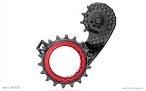 ABSOLUTE BLACK HOLLOWCAGE CERAMIC BEARING - CARBON  DERAILLEUR CAGE FOR SHIMANO 9100