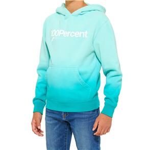 100% CALISTO YOUTH PULLOVER HOODED FLEECE JADE 