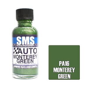 SMS AIRBRUSH PAINT 30ML AUTO COLOUR MONTEREY GREEN SCALE MODELLERS SUPPLY