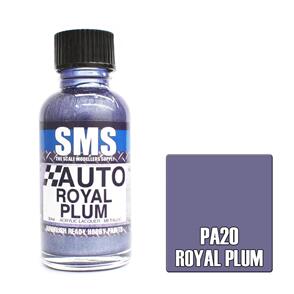 SMS AIRBRUSH PAINT 30ML AUTO COLOUR ROYAL PLUM SCALE MODELLERS SUPPLY