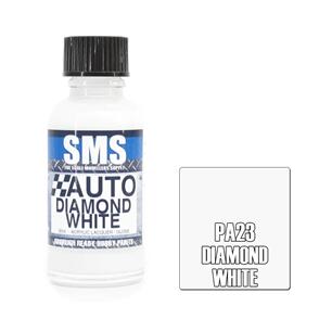 SMS AIR BRUSH PAINT 30ML DIAMOND WHITE ACRYLIC LACQUER SCALE MODELLERS SUPPLY