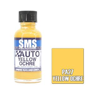 SMS AIR BRUSH PAINT 30ML YELLOW OCHRE ACRYLIC LACQUER SCALE MODELLERS SUPPLY