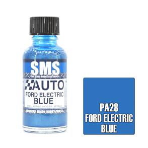 SMS AIR BRUSH PAINT 30ML FORD ELECTRIC BLUE ACRYLIC LACQUER SCALE MODELLERS SUPPLY