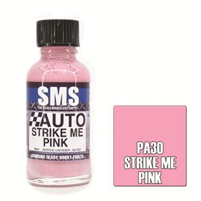 SMS AIR BRUSH PAINT 30ML STRIKE ME PINK ACRYLIC LACQUER SCALE MODELLERS SUPPLY