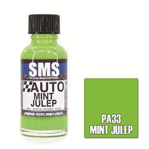 SMS AIR BRUSH PAINT 30ML MINT JULEP ACRYLIC LACQUER SCALE MODELLERS SUPPLY