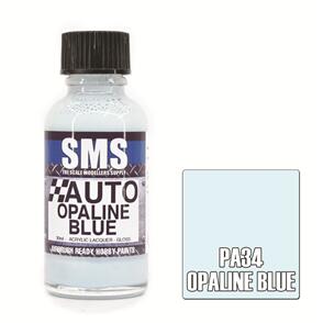 SMS AIR BRUSH PAINT 30ML OPALINE BLUE ACRYLIC LACQUER SCALE MODELLERS SUPPLY