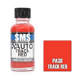 SMS AIR BRUSH PAINT 30ML TRACK RED ACRYLIC LACQUER SCALE MODELLERS SUPPLY