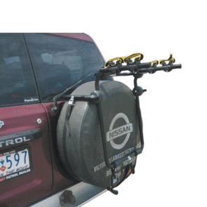 PACIFIC 2 BIKE RACK SPARE TYRE FITMENT