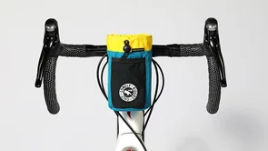ULAC UNIVERSAL CYCLING BAG NEO PORTER C-HOLD 1.0L - TEAL (AQUA-YELLOW)