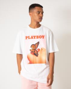 PLAYBOY Q2 2019 COVER ORIGINAL FIT S/S TEE WHITE