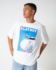 PLAYBOY MAY 2014' ORIGINAL FIT S/S TEE WHITE