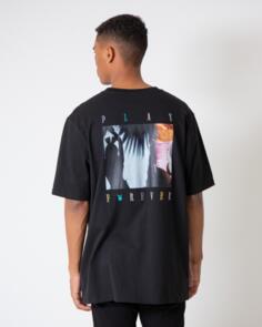 PLAYBOY PLAY FOREVER ORIGINAL FIT S/S TEE BLACK