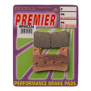 PREMIER BRAKE PADS RPHX334 RACING SINT BRONZE/TUNGSTEN/MOLY