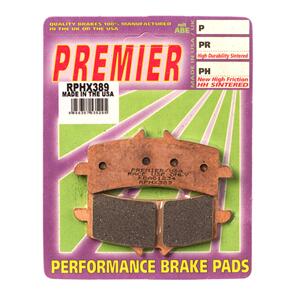 PREMIER BRAKE PADS RPHX389 RACING SINT BRONZE/TUNGSTEN/MOLY