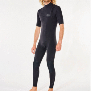 PEAK WETSUITS BY RIP CURL CLIMAX PRO Z/FREE GB 2MM SS STEAMER BLACK