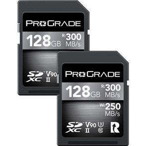 PROGRADE DIGITAL SDXC COBALT UHS-II 128GB R300MB/S W250MB/S V90 2PK