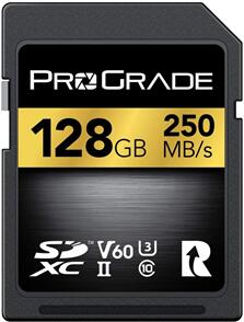 PROGRADE DIGITAL SDXC GOLD UHS-II 128GB R250MB/S W120MB/S V60