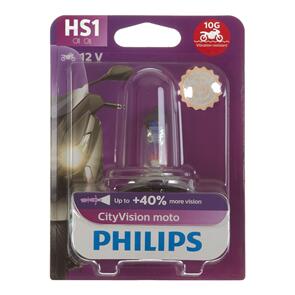 PHILIPS BULB HS1 12636 CTV 12V 35/35W PX43T-38 BW CITY VISIO