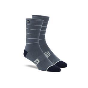 100% ADVOCATE PERFORMANCE SOCKS SLATE/NAVY 