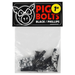 PIG HARDWARE BLACK 1" PHILLIPS