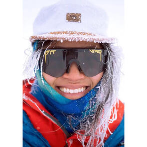 PIT VIPER THE EXEC - SINGLE WIDE SUNGLASSES BLACK GOLD