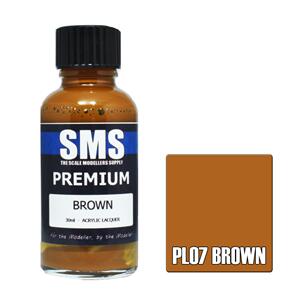 SMS AIRBRUSH PAINT 30ML PREMIUM BROWN  ACRYLIC LACQUER SCALE MODELLERS SUPPLY