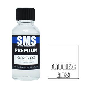 SMS AIRBRUSH PAINT 30ML PREMIUM CLEAR GLOSS ACRYLIC LACQUER SCALE MODELLERS SUPPLY