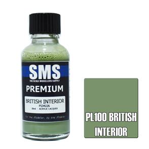 SMS AIR BRUSH PAINT 30ML PREMIUM BRITISH INTERIOR  ACRYLIC LACQUER SCALE MODELLERS SUPPLY