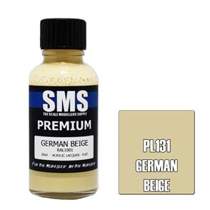 SMS AIR BRUSH PAINT 30ML PREMIUM GERMAN BEIGE ACRYLIC LACQUER SCALE MODELLERS SUPPLY